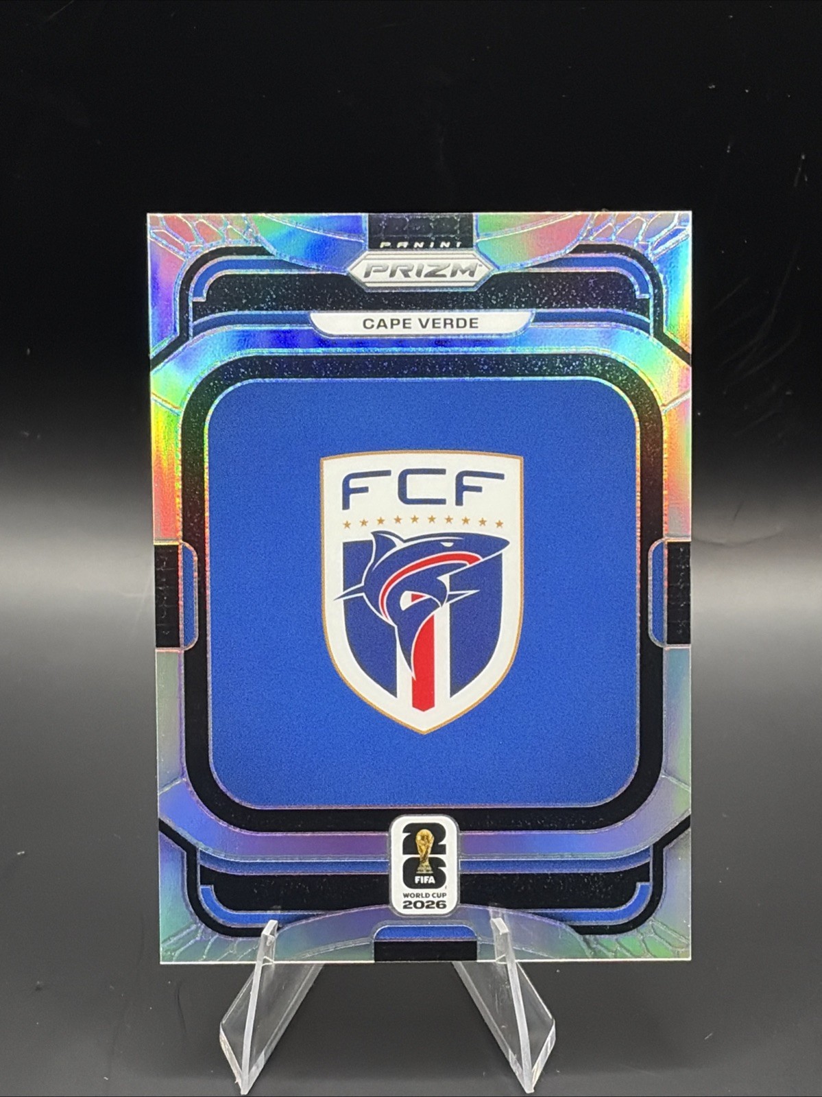2026 Panini Prizm FIFA World Cup CAPE VERDE Team Badges Silver SSP