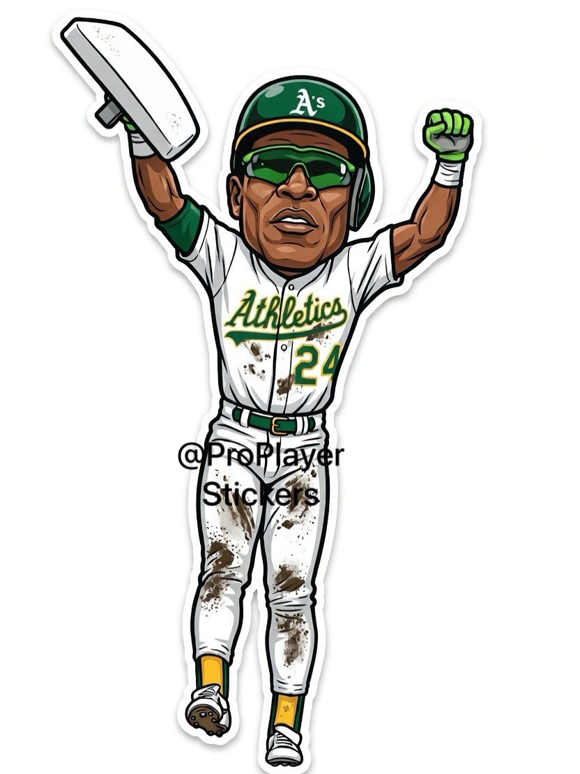 ⚾️ Rickey Henderson “Record Stealing” Sticker ⚾️