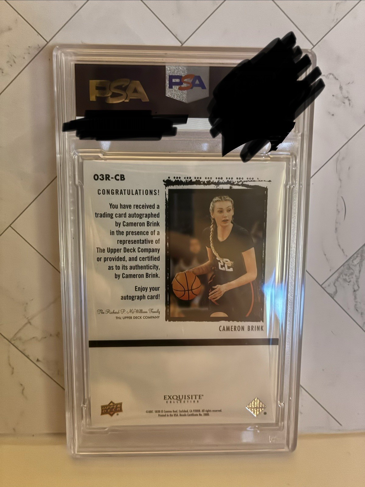 2025 Upper Deck Goodwin Champions Cameron Brink Auto /49
