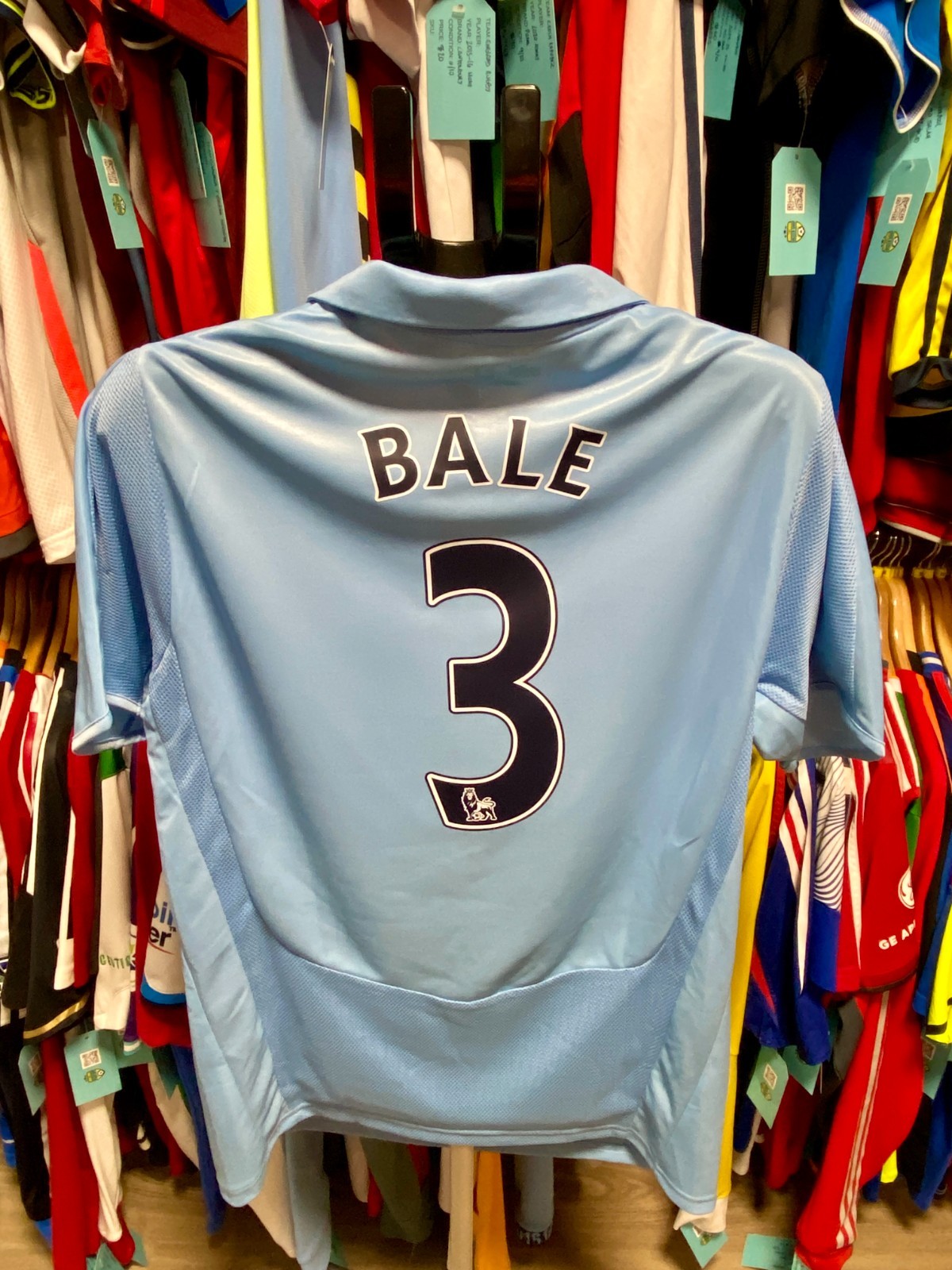 AUTHENTIC Puma Tottenham Hotspur 2008-09 Gareth Bale #3 Away Jersey – Men (M)