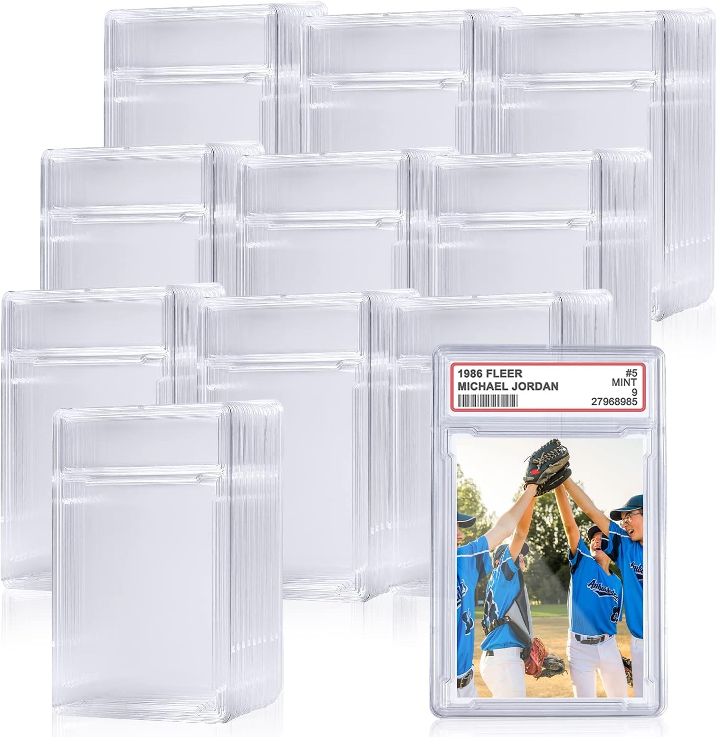Empty Card Case Holder for Trading Graded Card Slab Baseball Card Protectors USA