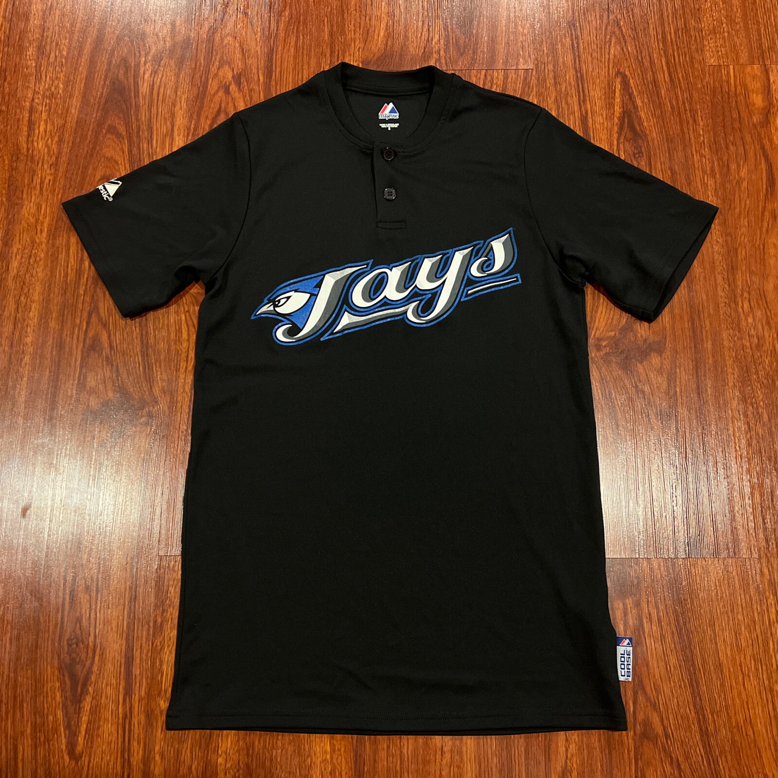 Majestic Men’s Toronto Blue Jays BP Black Jersey Shirt Small S Baseball MLB