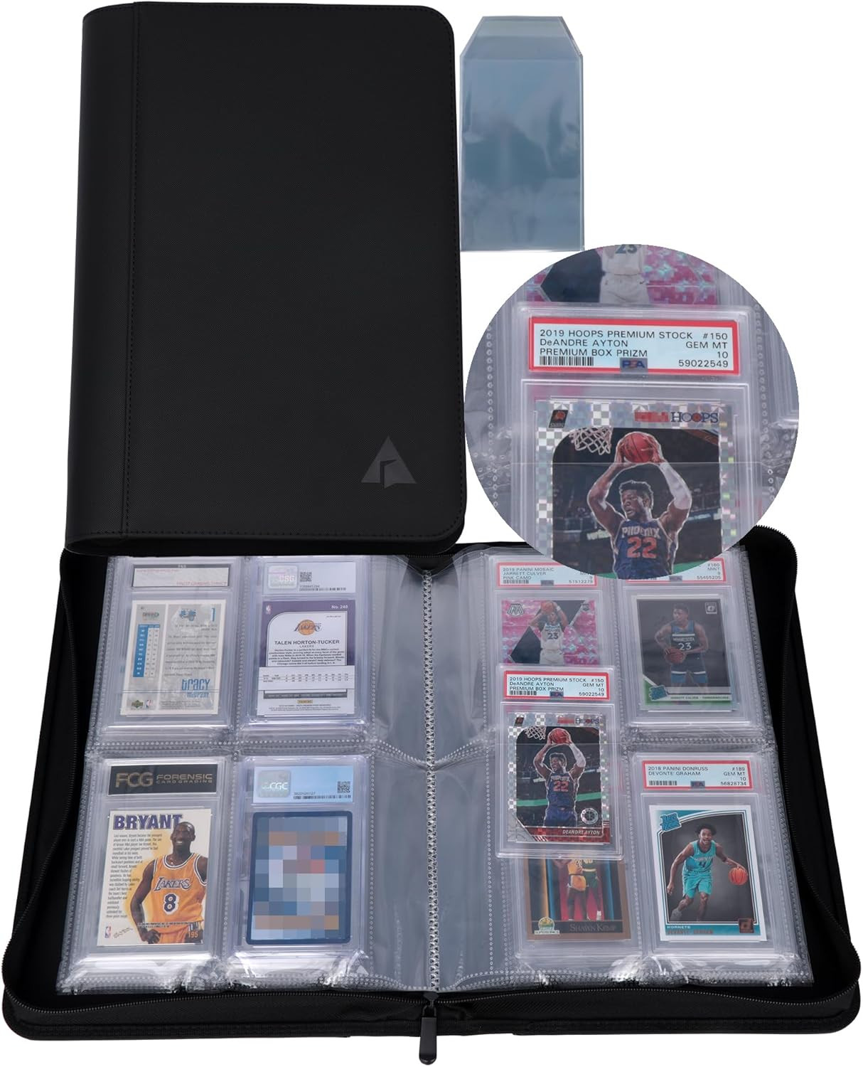 Rayvol Psa-Sized Slab Binder, Graded Card Binder Fit 40 PSA Slabs Includes 40 Ps