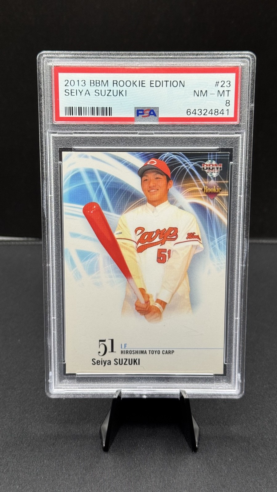 2013 Bbm Rookie Edition – Seiya Suzuki #23 (RC) PSA 8