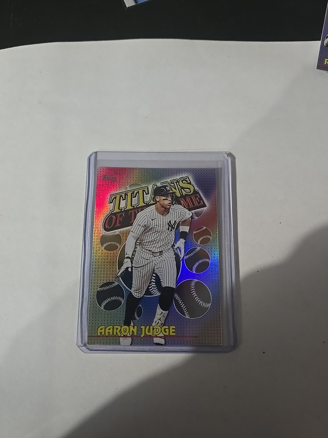 2026 Topps Series 1 Titans Of The Game #TOG-3 Aaron Judge Yankees refractor