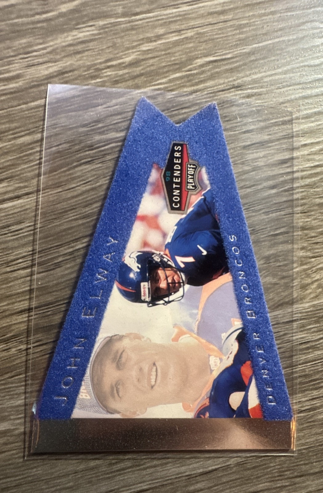 1998 Playoff Contenders – Pennants John Elway #26 Blue