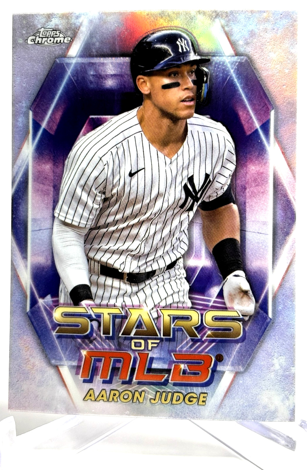 AARON JUDGE 2023 TOPPS STARS OF MLB CHROME #SMLBC13 NEW YORK YANKEES NEAR MINT