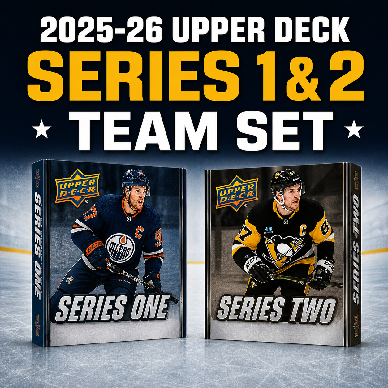Buffalo Sabres 2025-26 Upper Deck Series 1 & 2 Base (13) Card Team Set