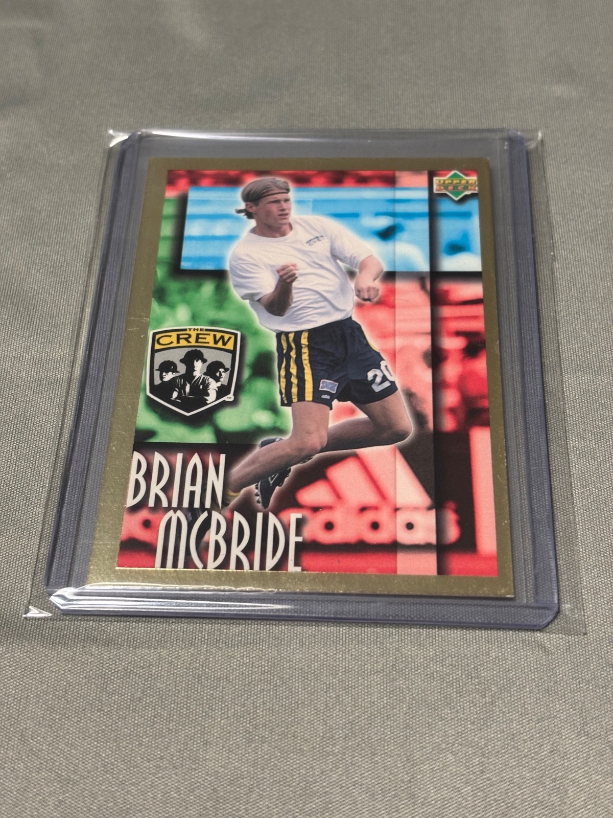 1997 Upper Deck Bandai MLS Gold Brian McBride #9