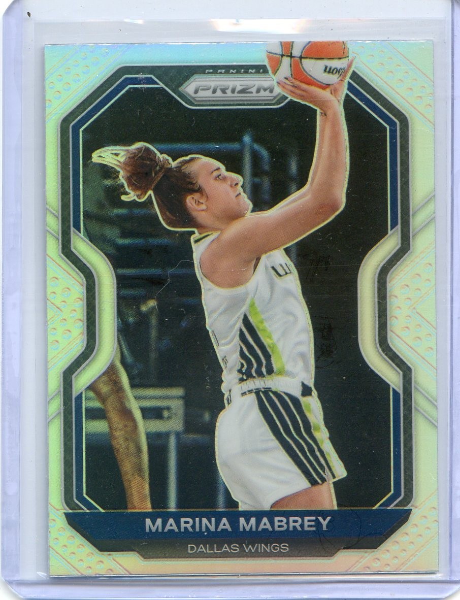2021 Panini Prizm WNBA MARINA MABREY #15 Silver Prizm (RC) Toronto Tempo