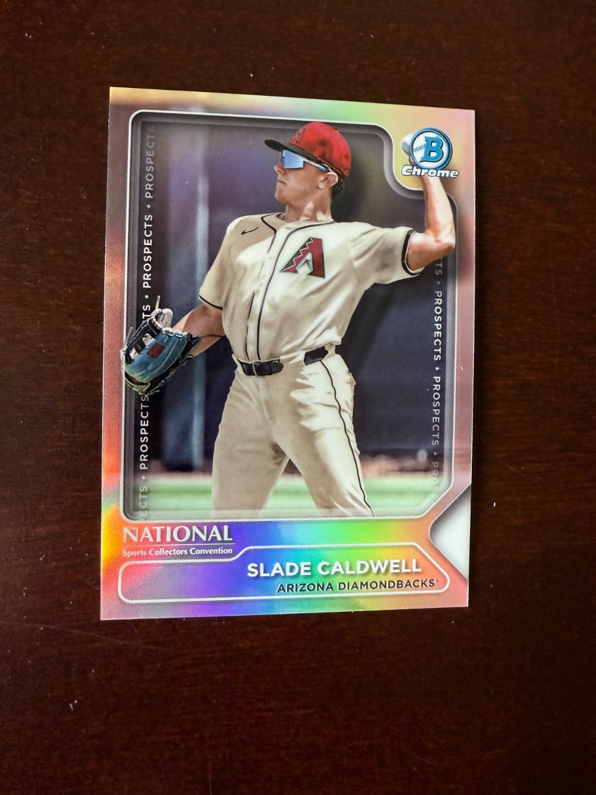 2025 Topps National Convention – Slade Caldwell – #TP-14 Bowman Chrome Promo