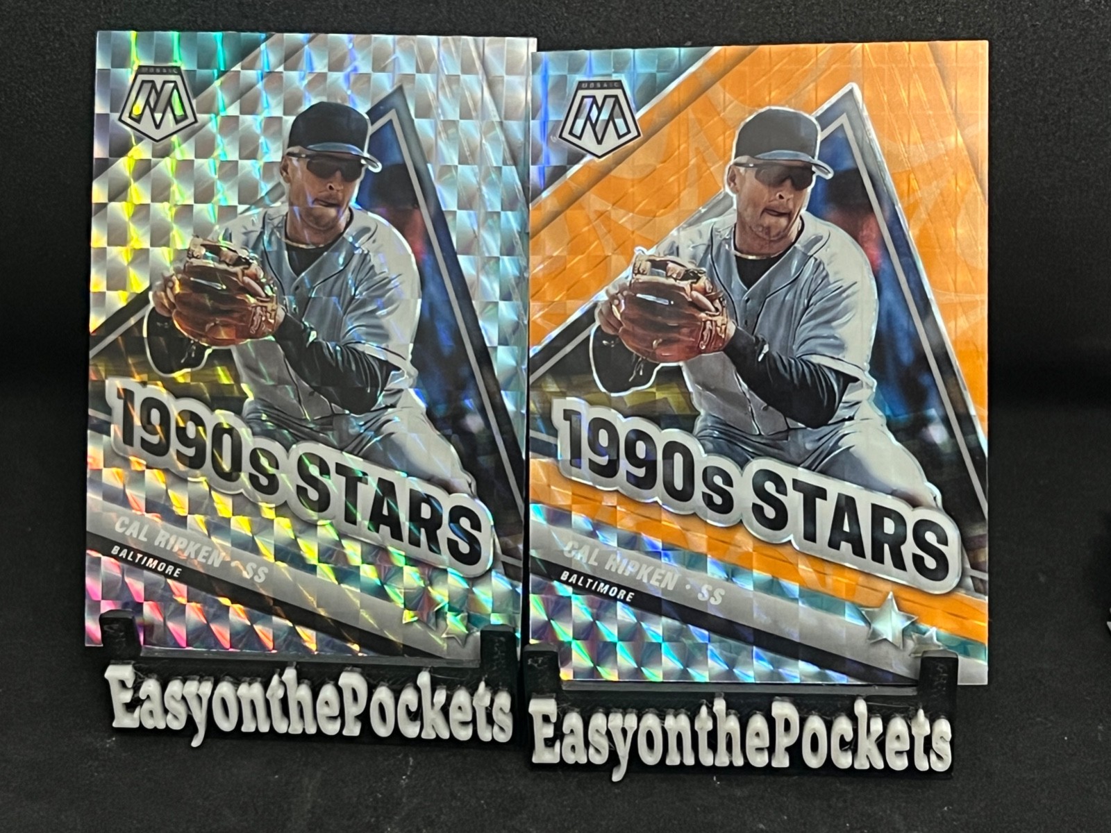 2022 Panini Mosaic Cal Riken Jr 1990’s Stars Prizms Orioles