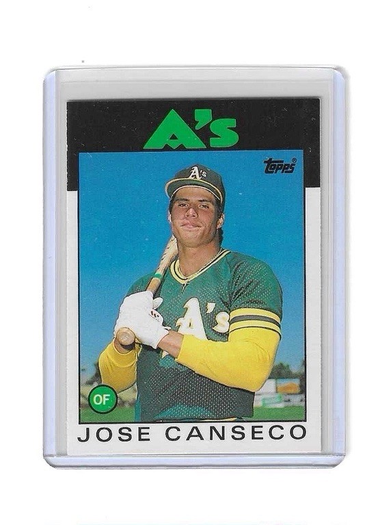 1986 Topps Traded Jose Canseco #20T Rookie RC
