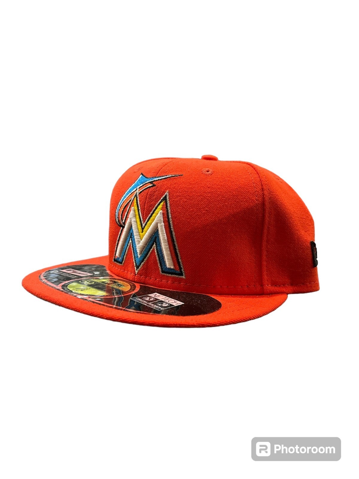 Authentic New Era MLB Miami Marlins 2017 On-Field 59FIFTY Fitted Hat ~ Orange