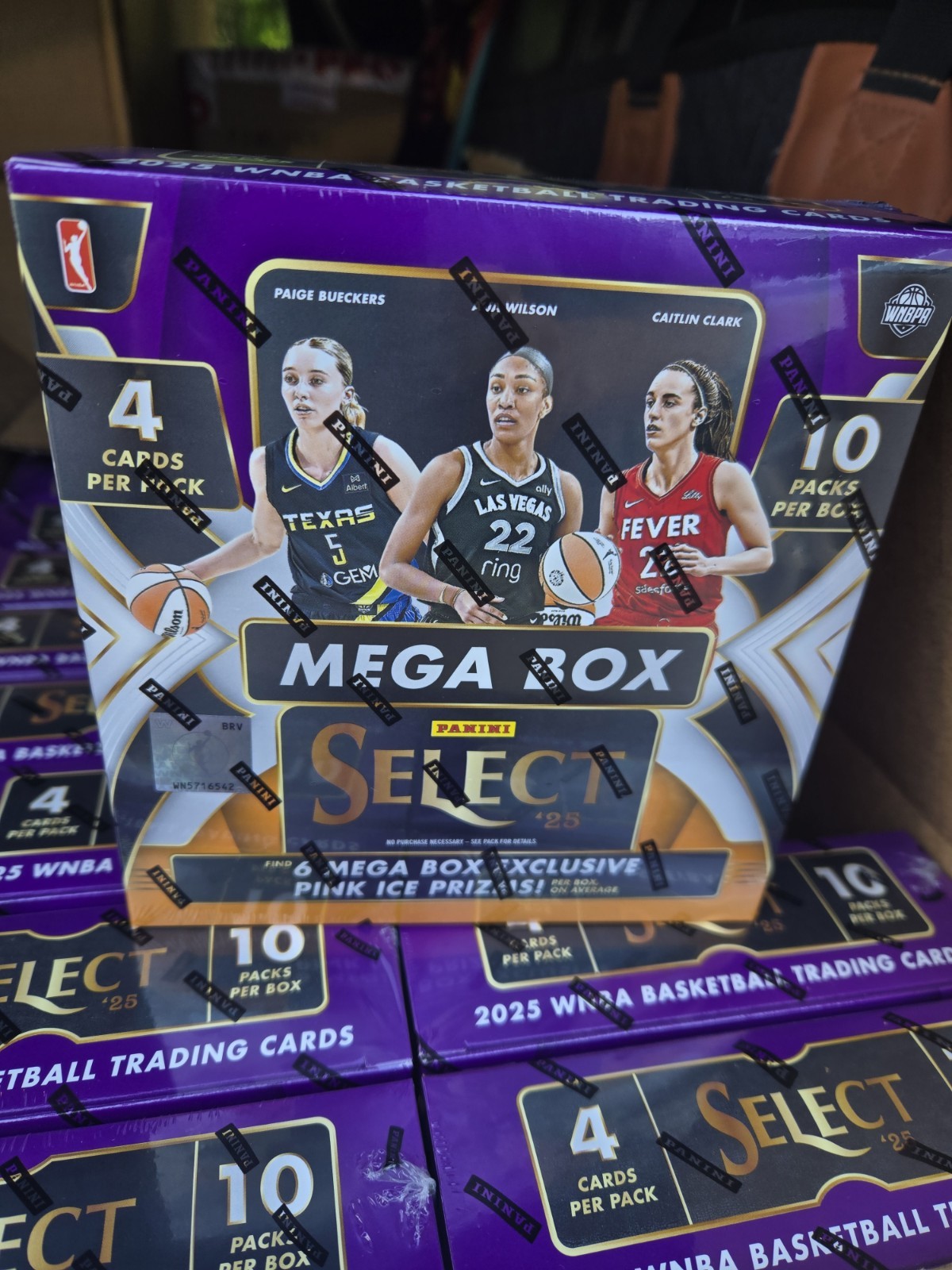 2025 Panini Select WNBA Basketball Mega Box Factory Sealed