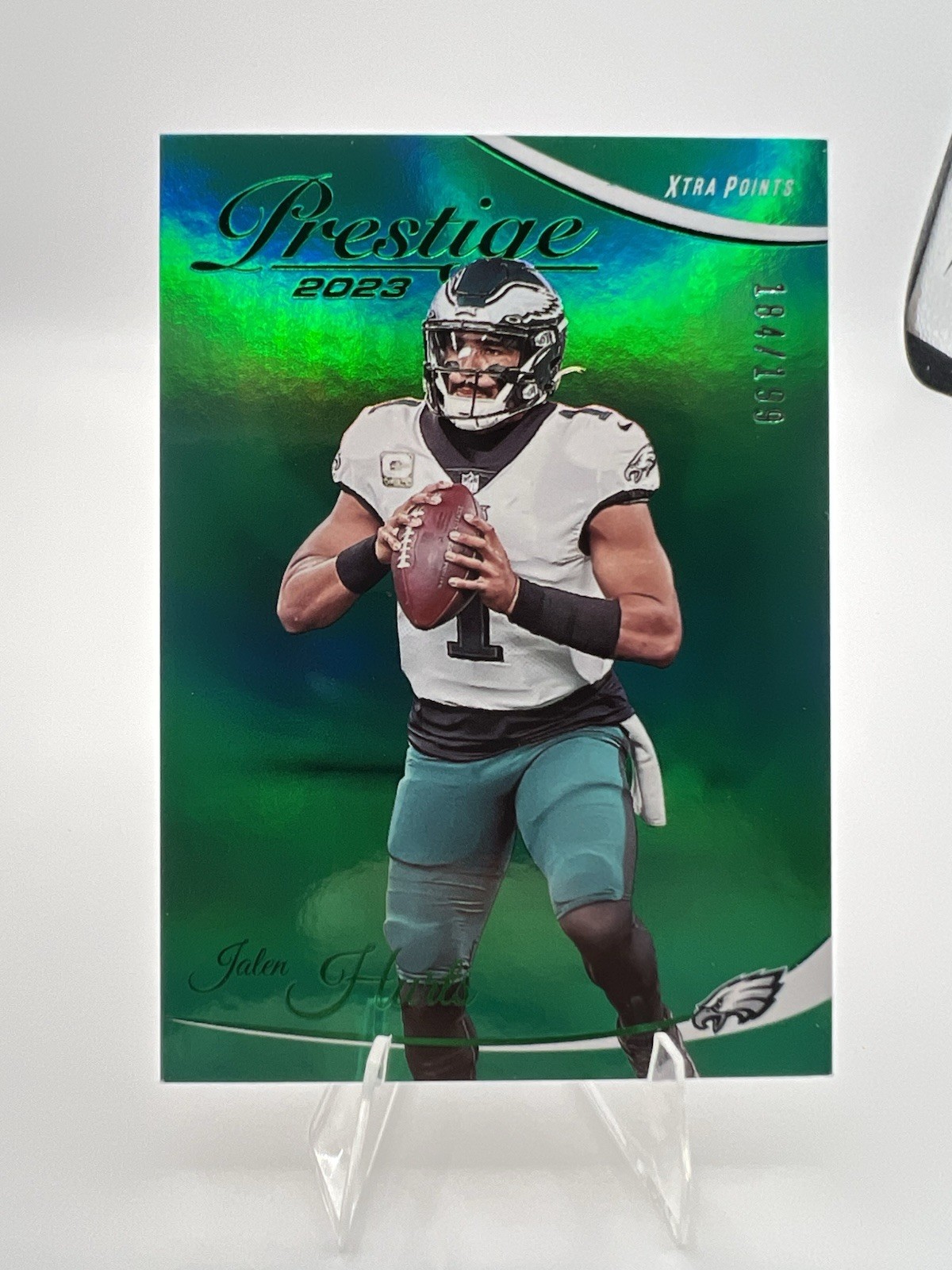 2023 Panini Prestige – Jalen Hurts #239 Xtra Points Green /199