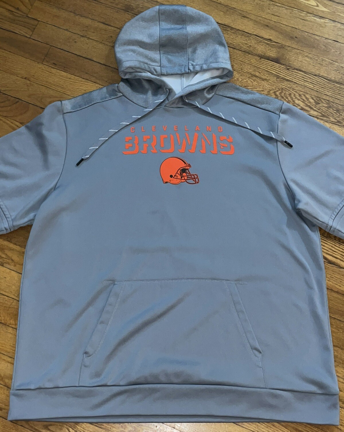Fanatics NFL Cleveland Browns Mens 2XL/2TG/2EG Pullover Hooded Sweatshirt Gray