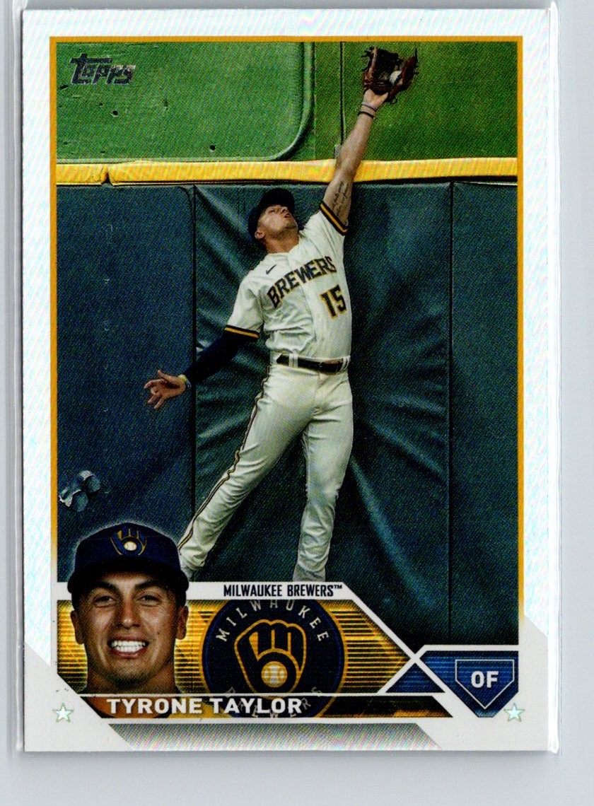 2023 Topps Milwaukee Brewers #MIL-10 Tyrone Taylor F.70