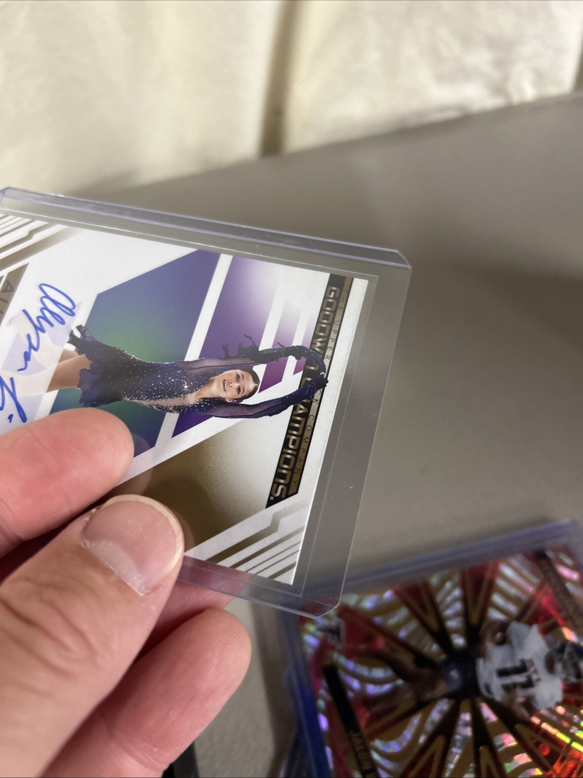 2022 Upper Deck Goodwin Champions Auto Alysa Liu #A-LI Alyssa Liu Figure Skating