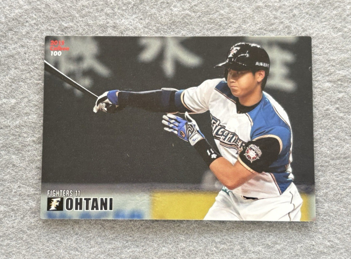 2015 Calbee Baseball Card Shohei Ohtani #100 Nippon Ham Fighters L.A Dogers