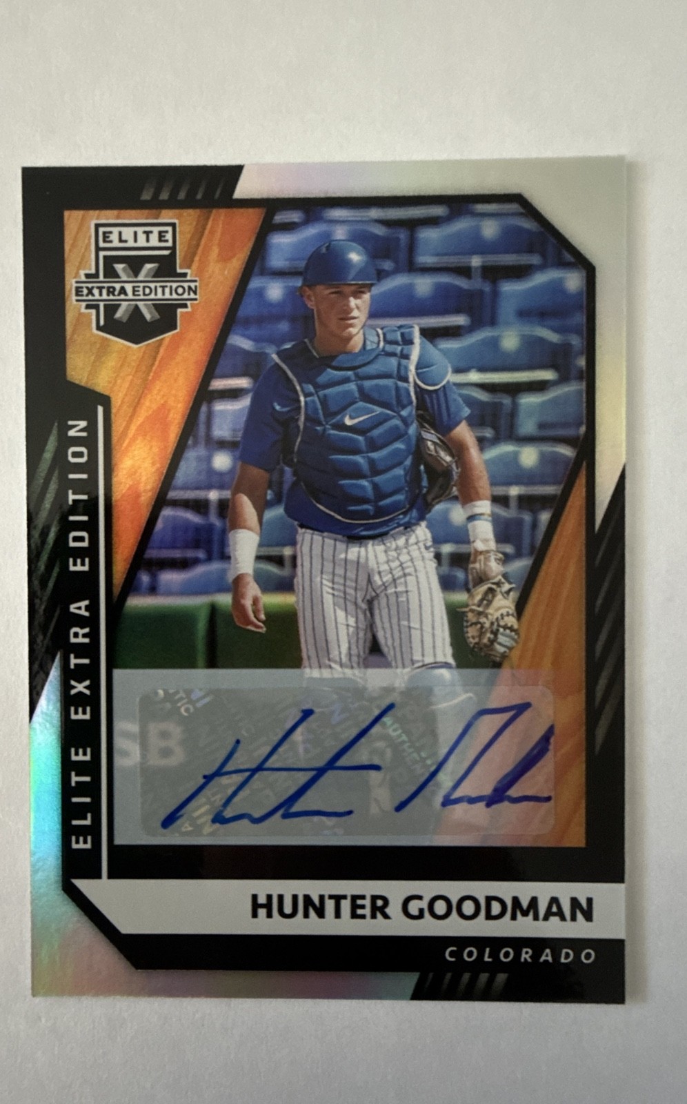 2021 Panini Elite Extra Edition – Hunter Goodman #109 Signatures (AU, RC)