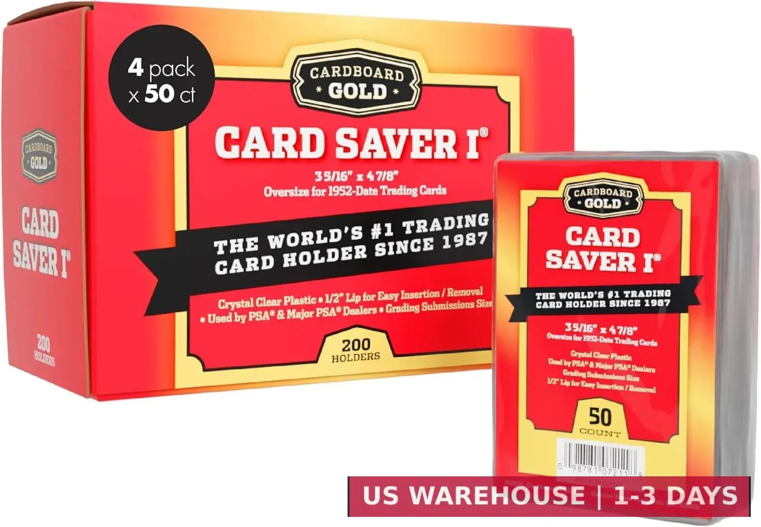 Card Saver Semi Rigid Card Holder 200 Count Card Savers Semi Rigid Card Sleeves