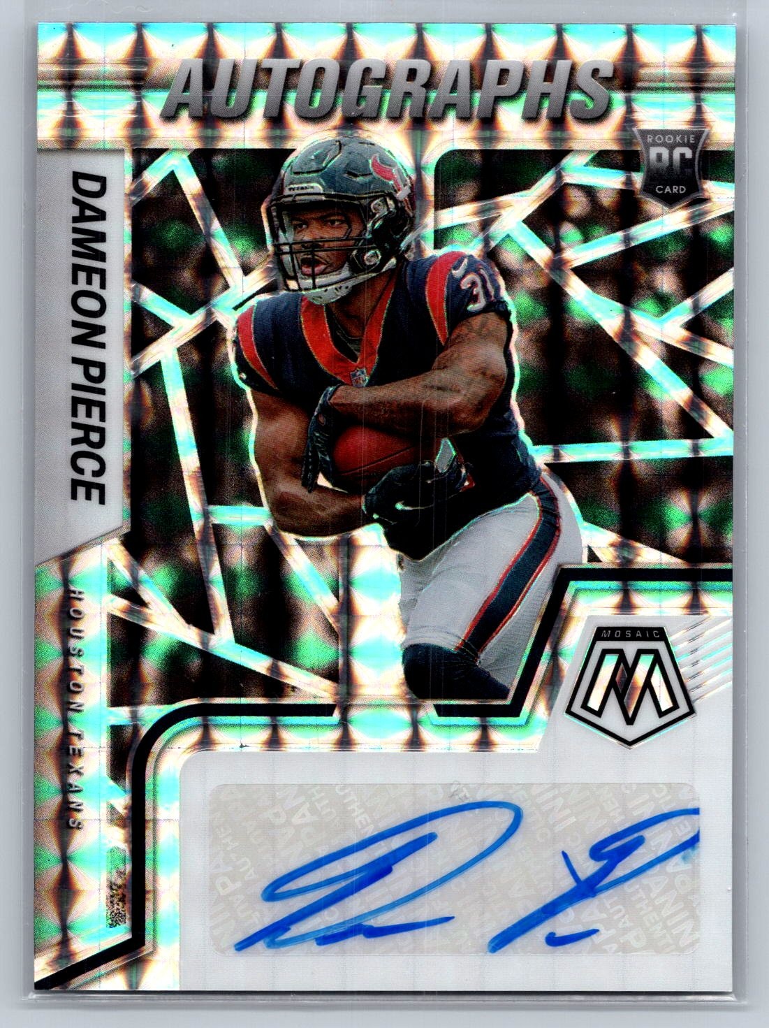 Tyquan Thornton 2022 Panini Mosaic #RAM-TT Rookie Autographs Mosaic RC Rookie