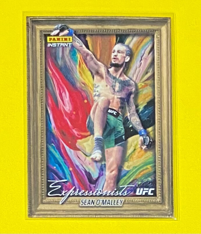 2022 Panini Instant UFC Sean O’Malley EXPRESSIONISTS 1/554 SP Bantamweight #E2