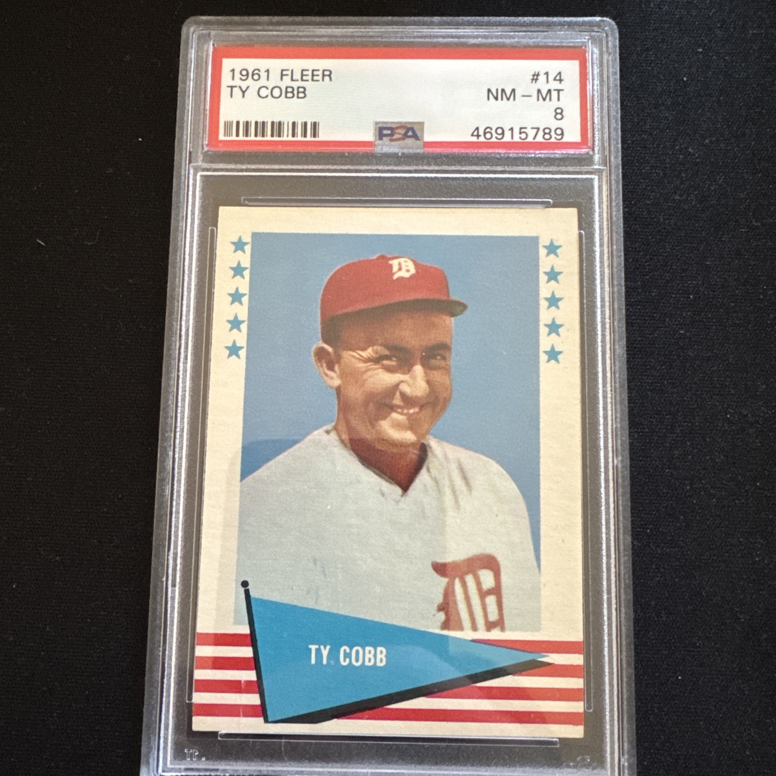 1961 Fleer Baseball Greats – Ty Cobb #14