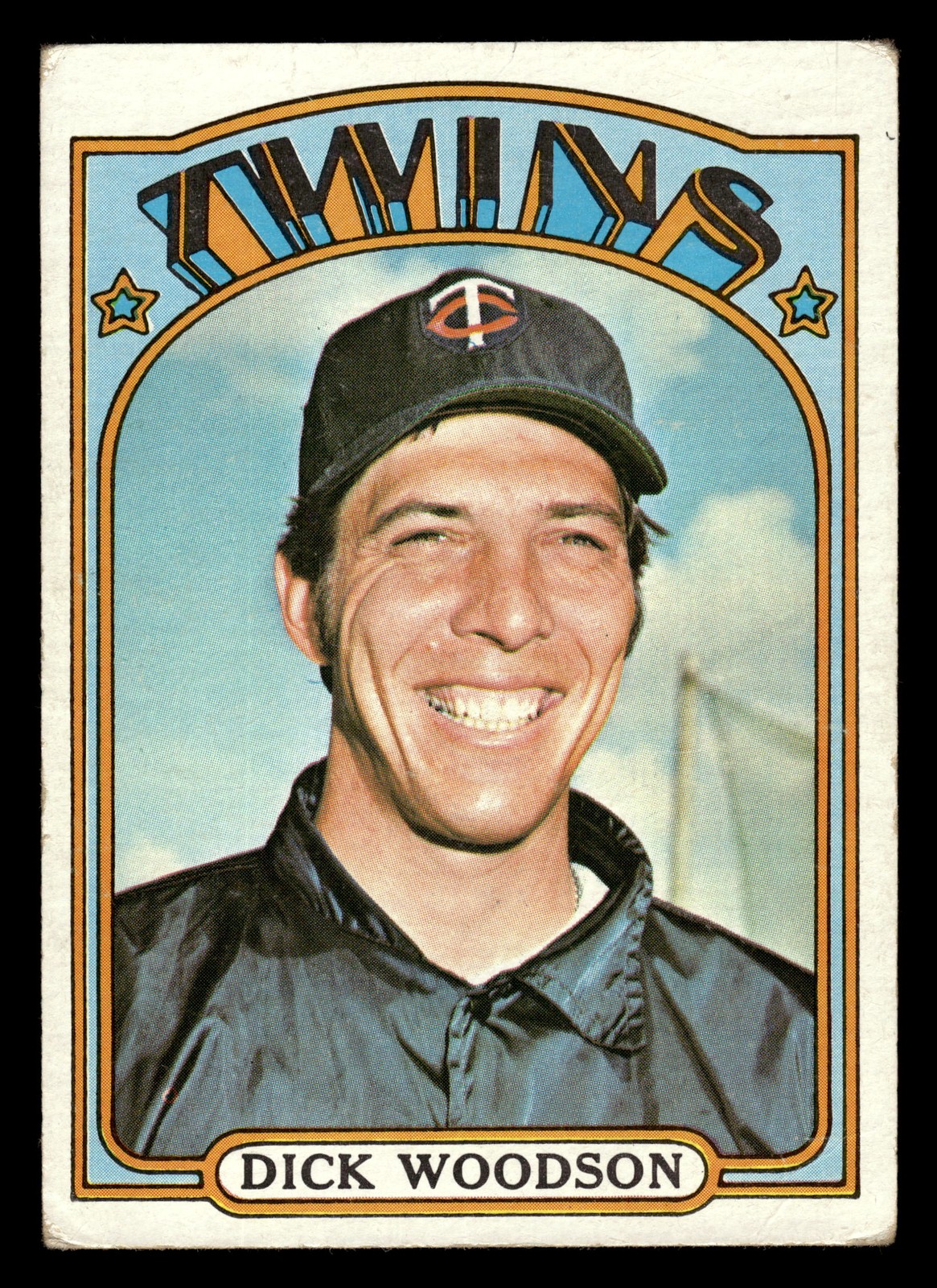 1972 Topps Dick Woodson #634 – Minnesota Twins (Semi-High Number) – VG