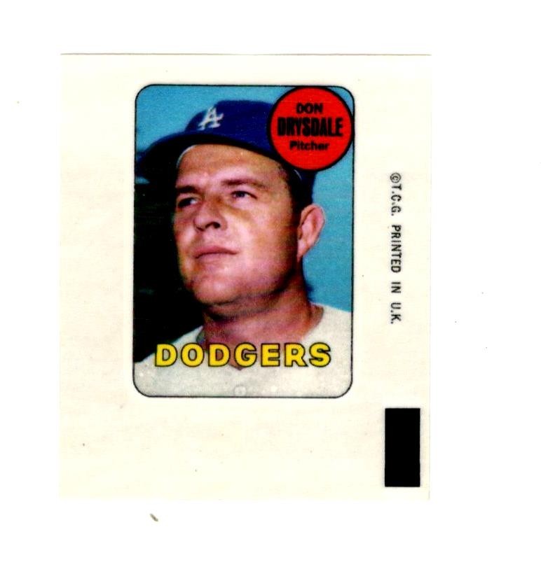 1969 Topps Decals  U Select  Complete your set