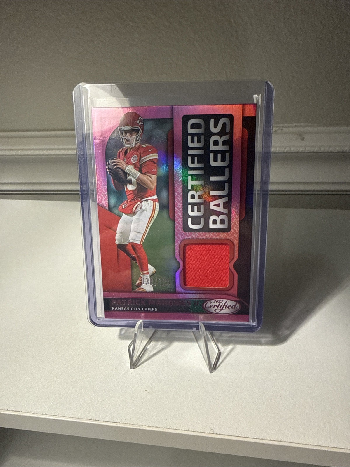 2025 Panini Certified – Certified Ballers Mirror Patrick Mahomes II /125!