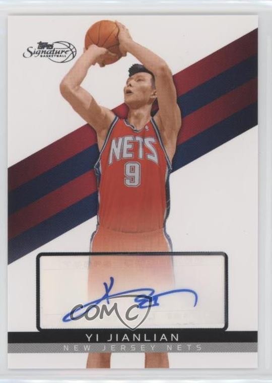 2008-09 Topps Signature Auto 426/6225 Yi Jianlian #TSA-YJ Auto 0g27
