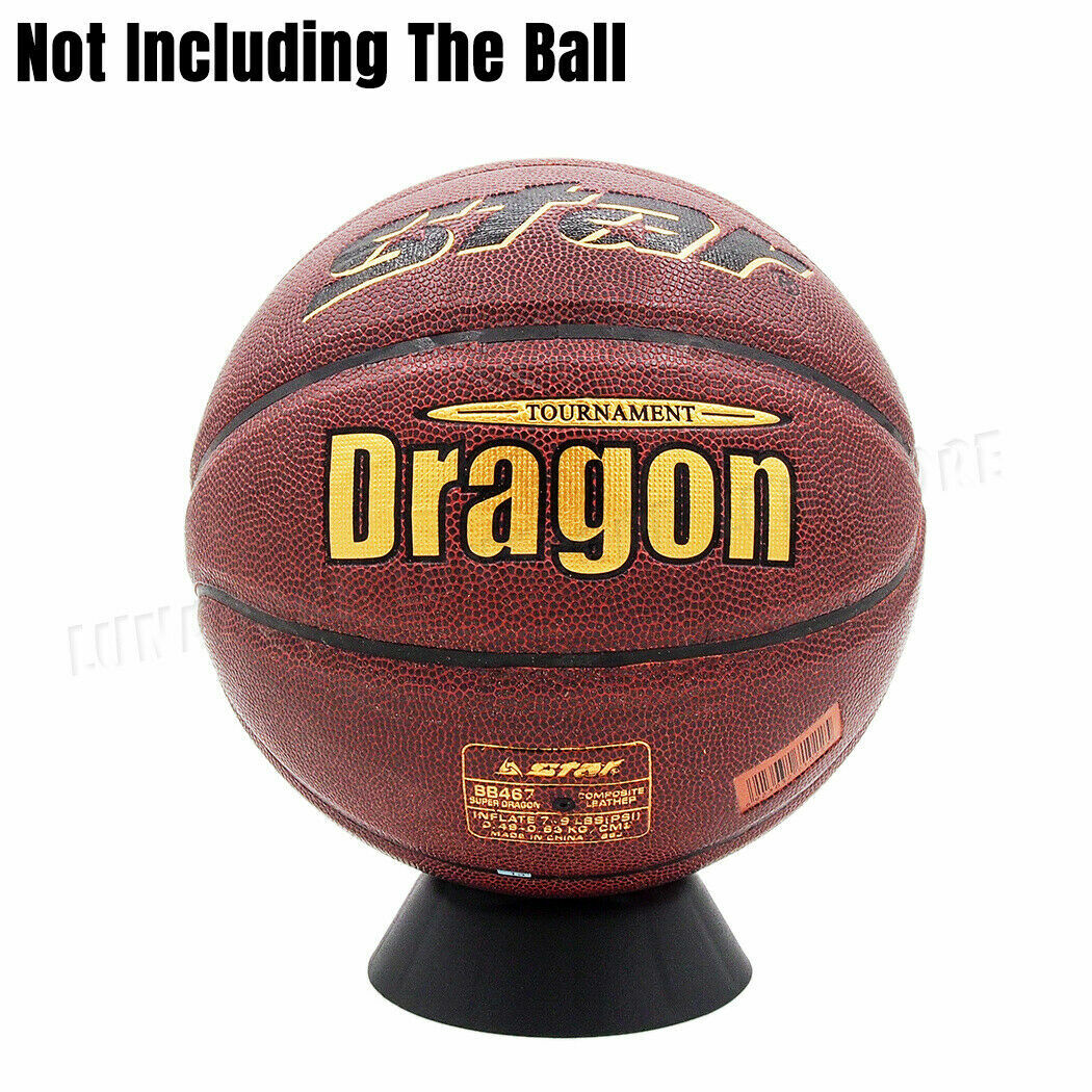 US 3PCS Display Ball Stand Set Plastic Black Ball Holder for Basketball Football