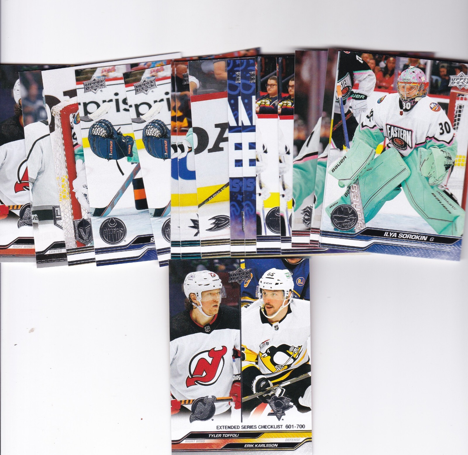 2023-24 Upper Deck Extended Hockey Card * Complete Base Set 501-700 LOADED $$