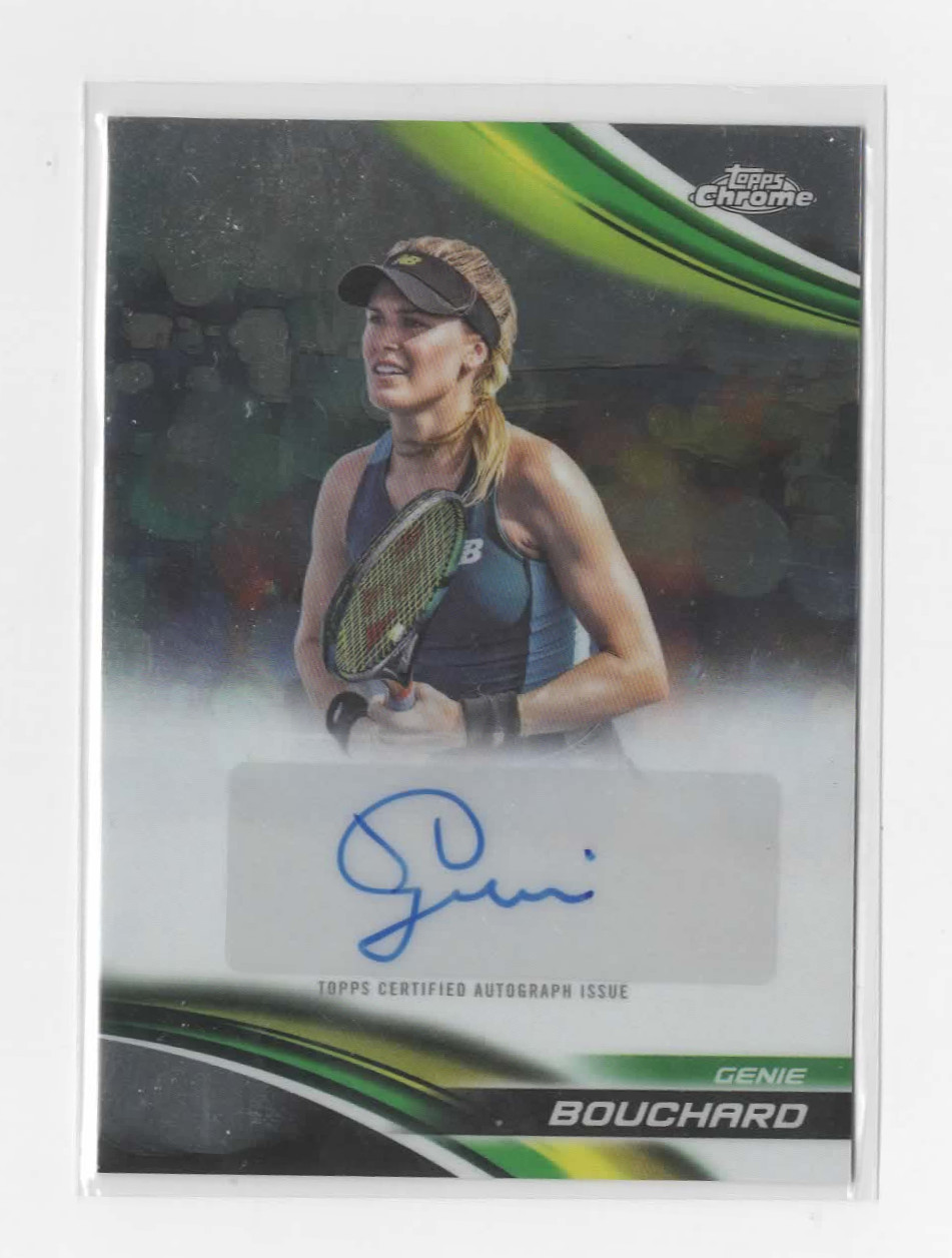 2025 Topps Chrome Tennis Genie Bouchard Auto B