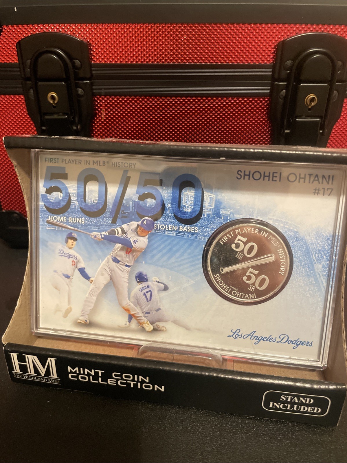 HIGHLAND M SHOHEI OHTANI 50/50 LMTD. ED. COMMEMORATIVE COIN SILVER Plated /5000