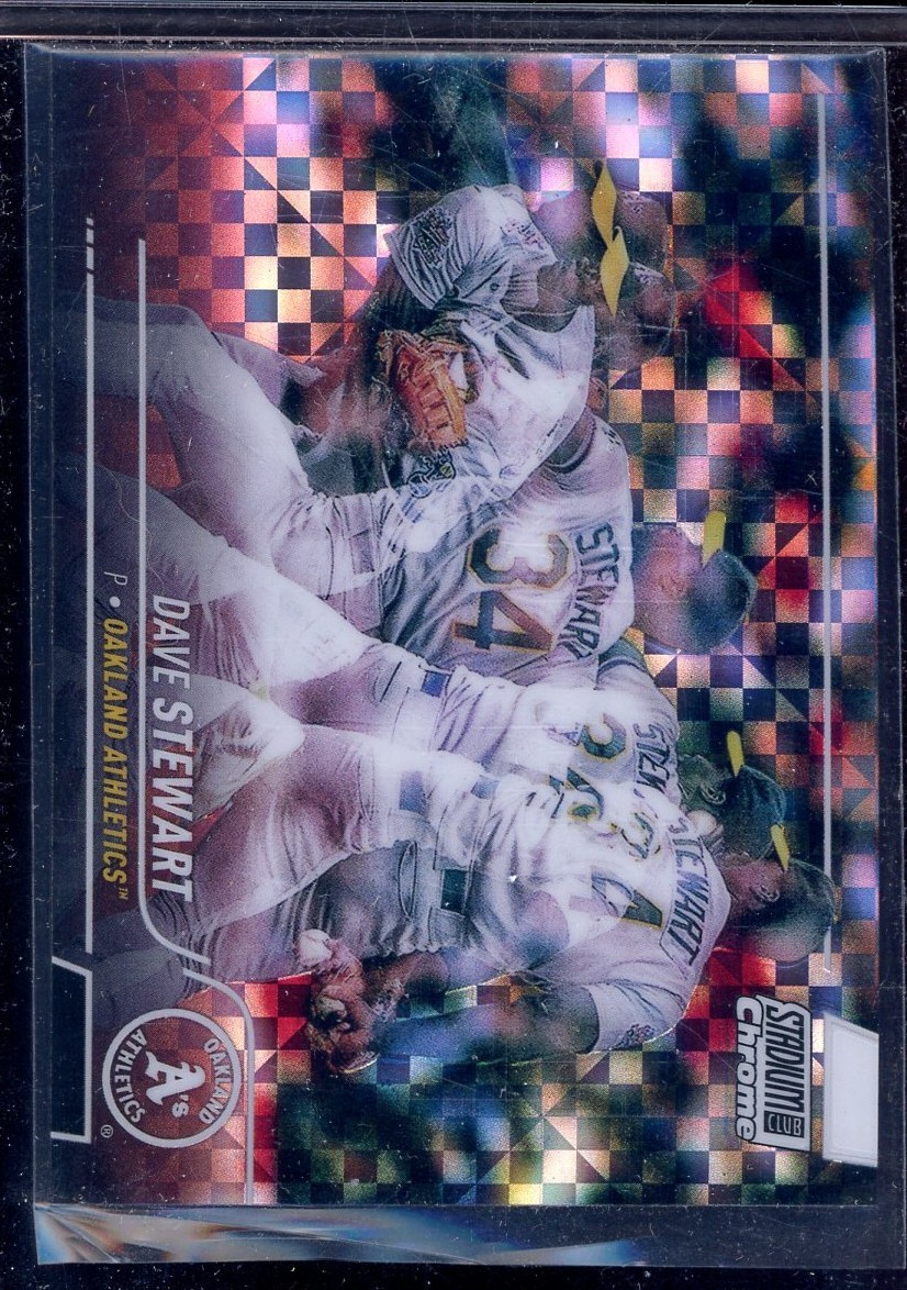 Dave Stewart 2022 Topps Stadium Club Chome Xfractor #206