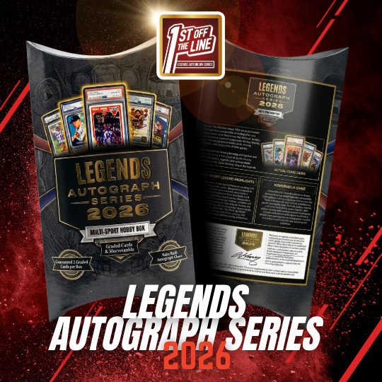 2026 Legends Autograph Series FOTL Hobby Box, Jordan, Montana, Lebron, Mantle