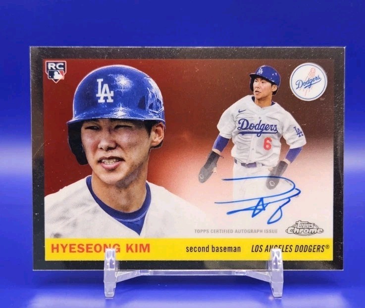 2025 Topps Chrome Platinum HYESEONG KIM Rookie Auto #CPA-HK LA Dodgers (RC)