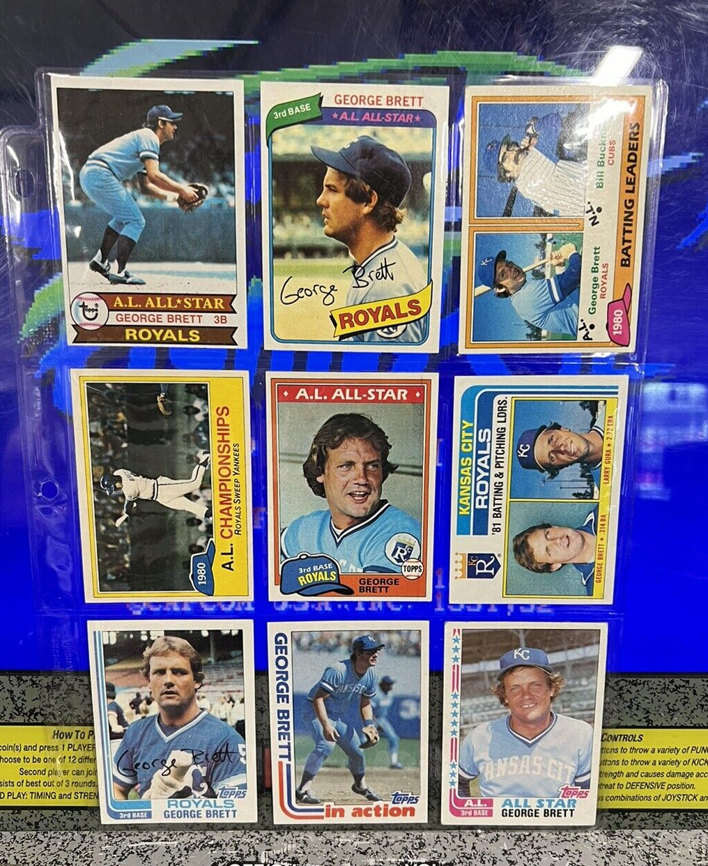 1979-80-81-82 Topps George Brett #330 #450 #1 #401 #700 #96 #200 #201 #549 NM