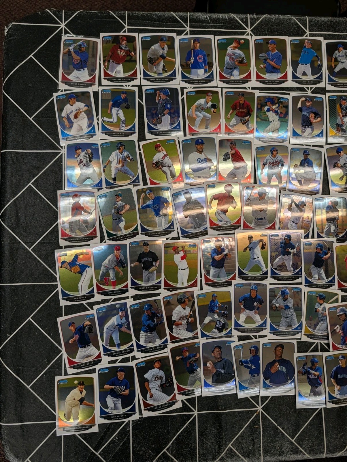 2013 Bowman Chrome Prospects Complete Set #1-110 Buxton Carlos Correa Rcs
