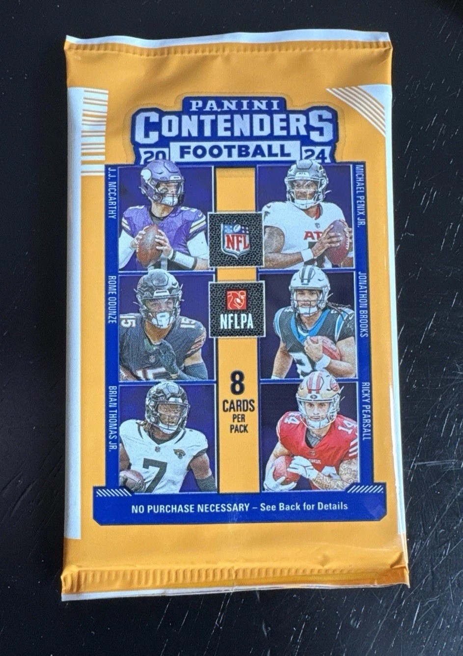 🔥 1 SEALED PACK FROM 2024 Panini Contenders NFL Hobby Retail Box