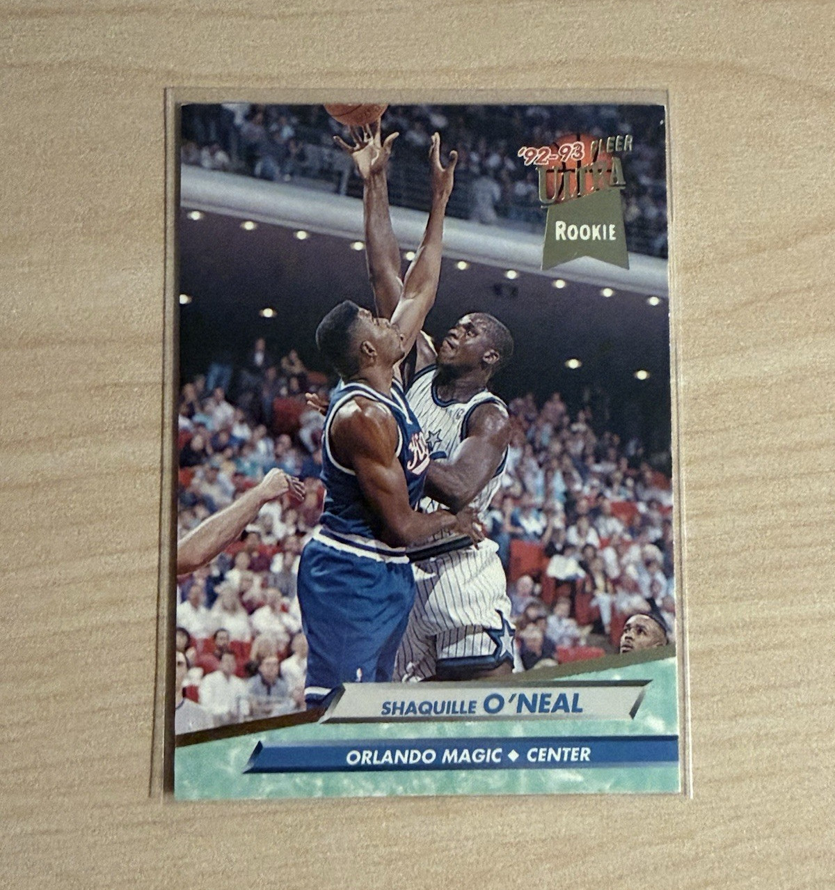 Fleer 1992-93 Fleer Ultra Shaquille O’Neal Rookie Card #328 Orlando Magic