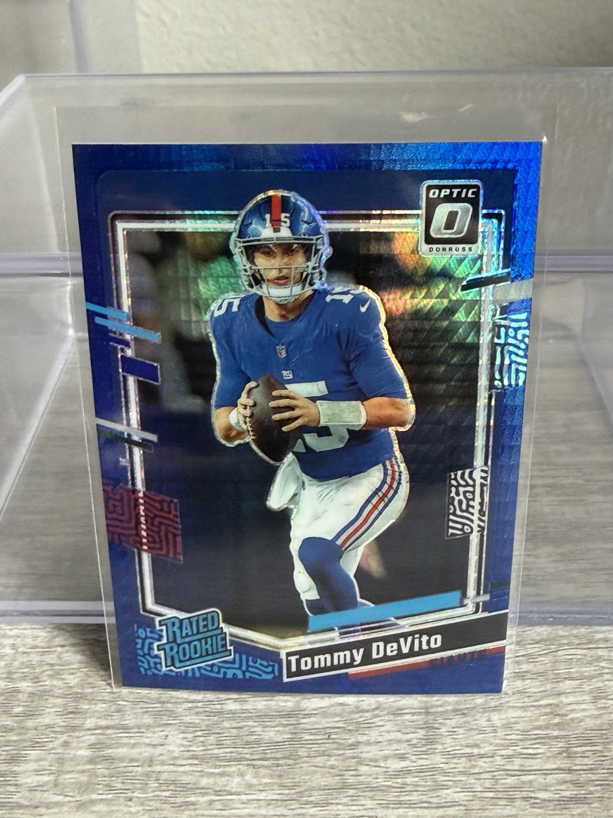 2023 Donruss Optic #280 Tommy DeVito Blue Hyper