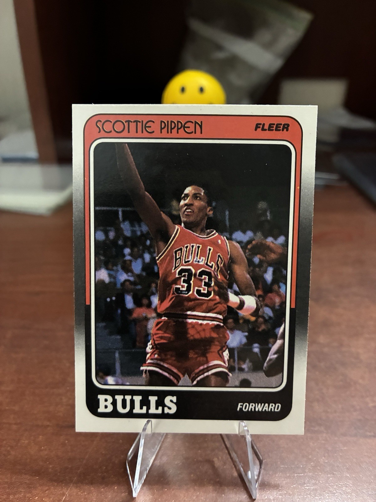 Fleer 1988-89 Scottie Pippen Chicago Bulls #20 Rookie Base Pippin Error