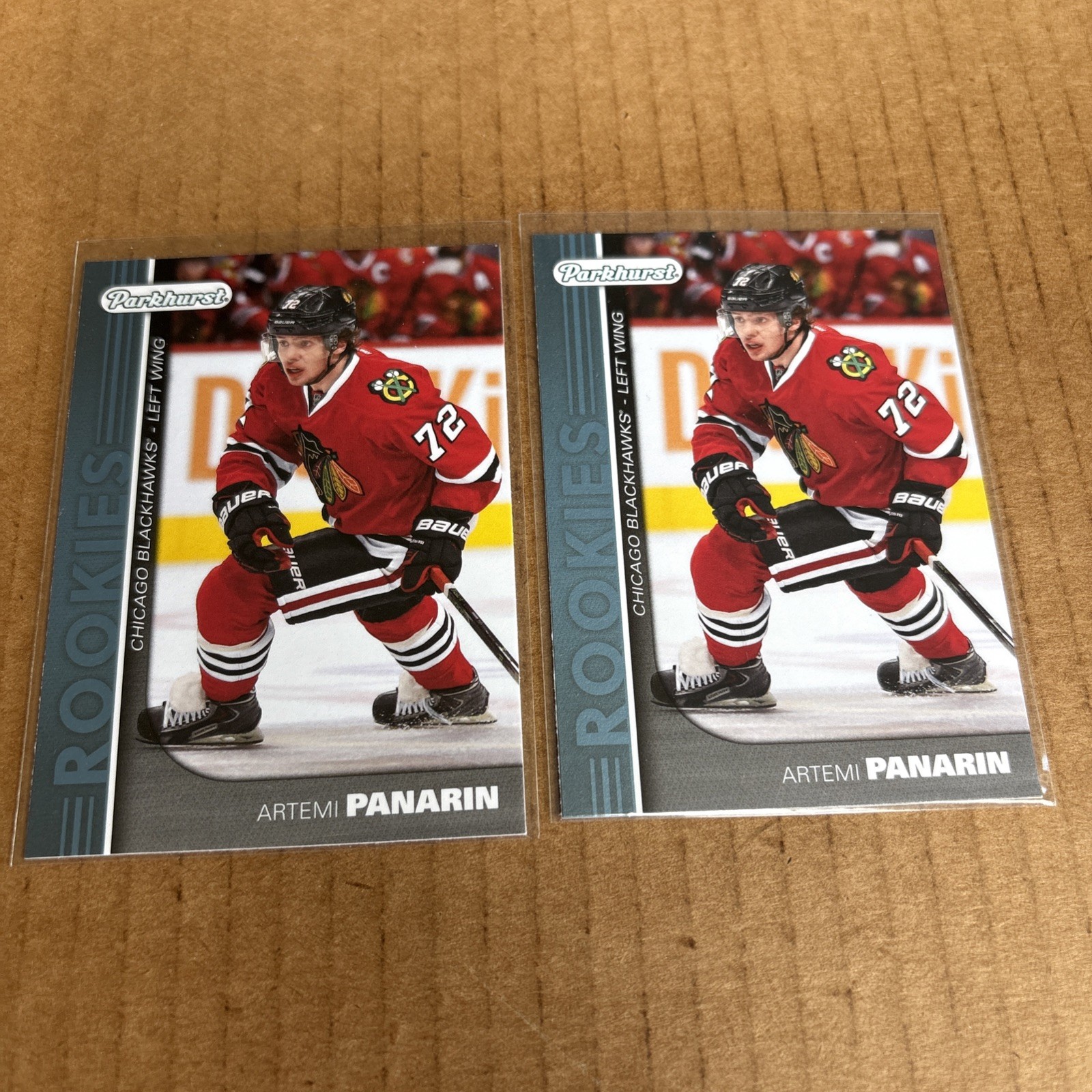 (2) 2015-16 Parkhurst Rookies ARTEMI PANARIN RC #PR-10 Blackhawks Hockey (f3)