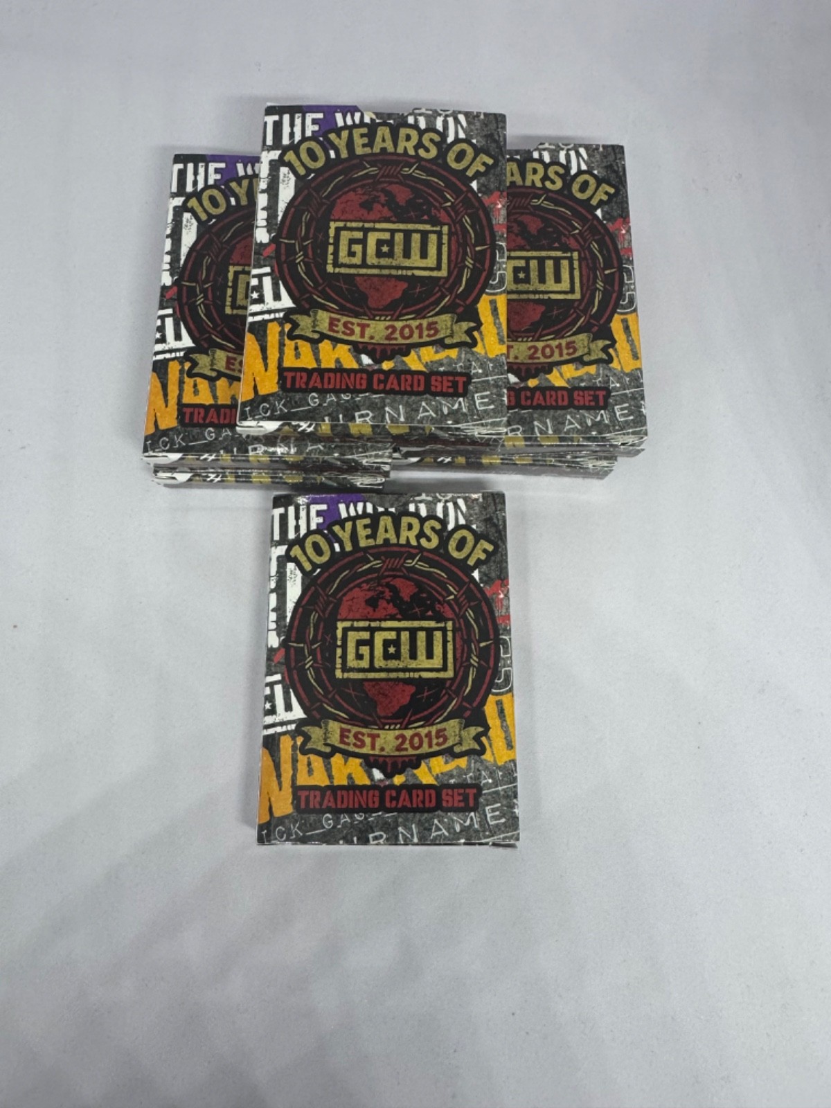 10 years of GCW Trading Card Set GAGE CARDONA EFFY GAME CHANGER FREE SHIPPING