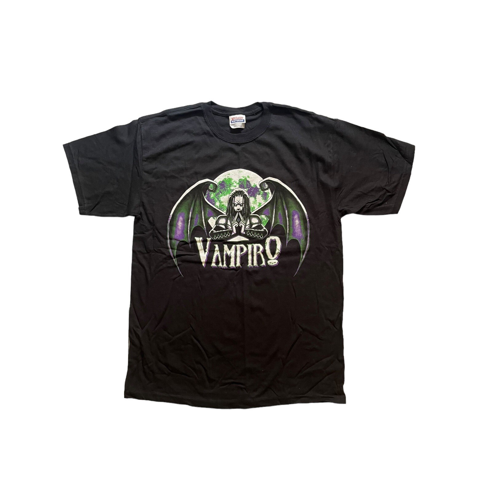 Vintage 2007 Vampiro Wrestling Society X Pro Wrestling T Shirt MTV Medium WCW
