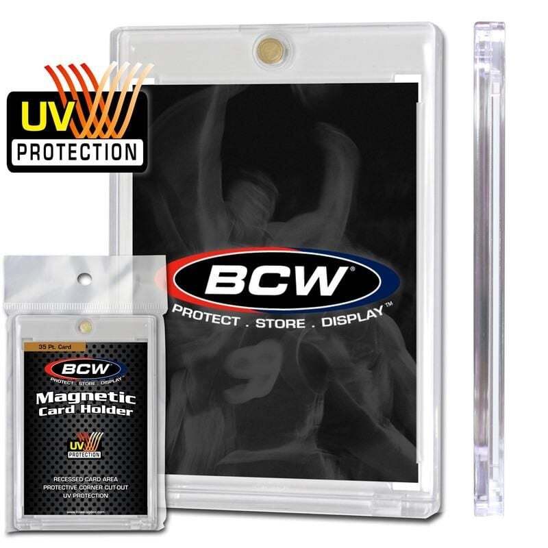 20 BCW Magnetic 35pt. Standard Sized Card Holders